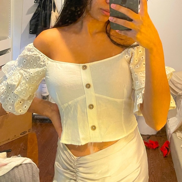 Zara linen crop top - Picture 4 of 5